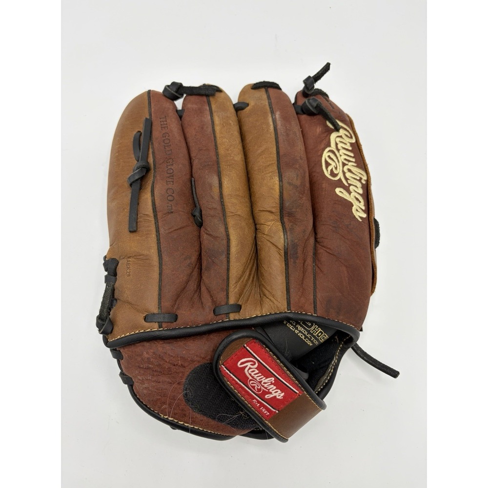 Rawlings RBG36BTN 12.5" Baseball Mitt Softball Glove Leather Right Hand Throw